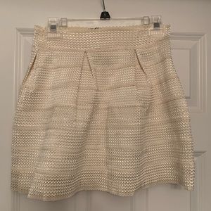 Ina Cream Bubble Skirt